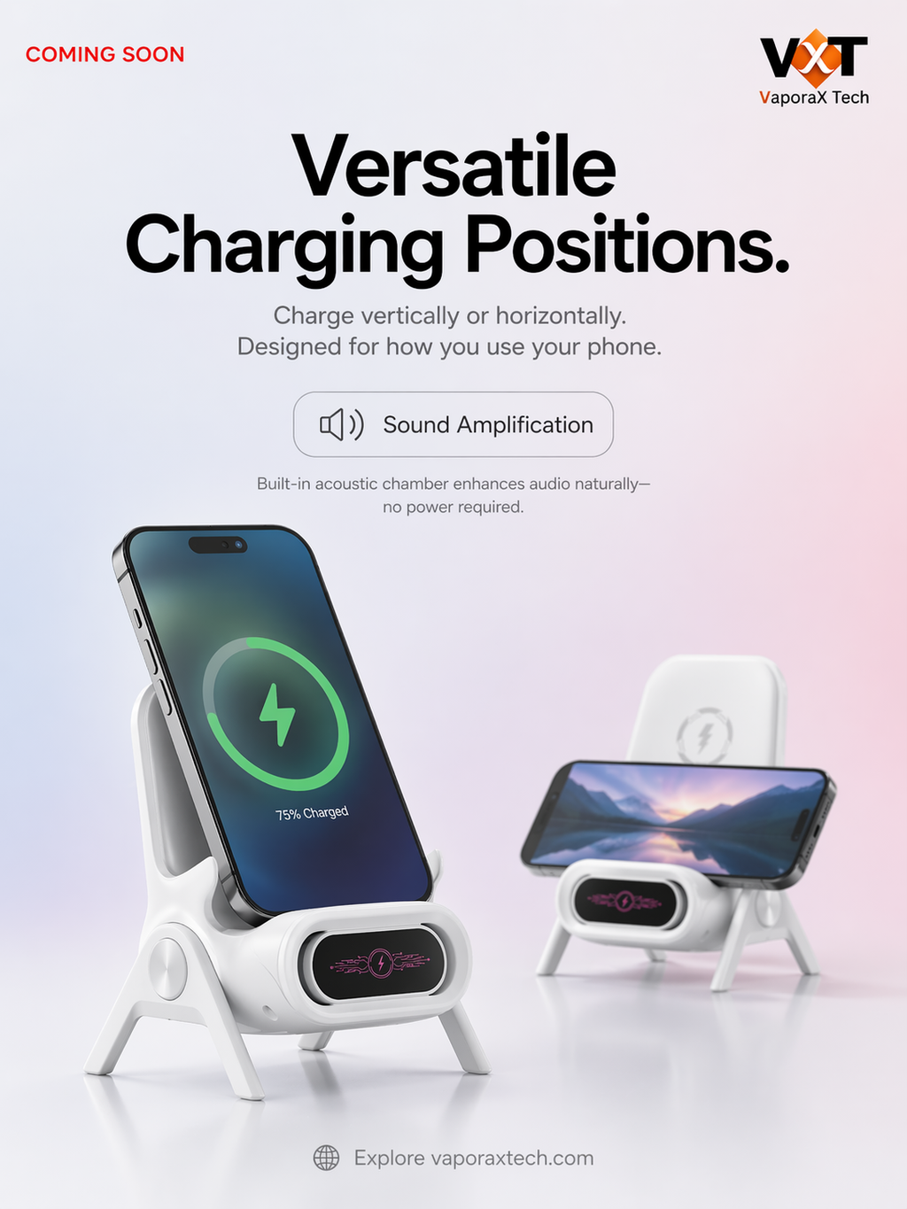 Portable Mini Chair Wireless Charger