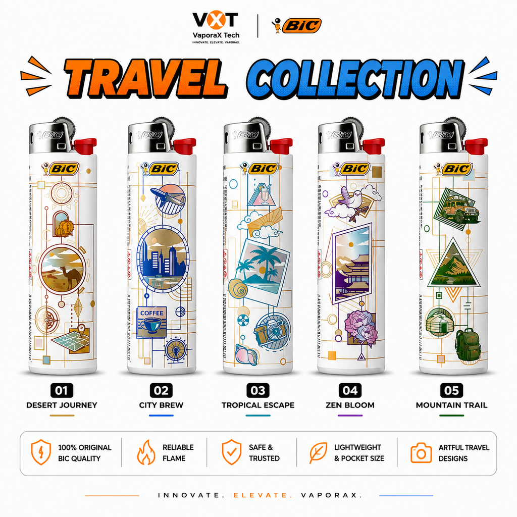 BIC® Textured Printed TRAVEL COLLECTIONS