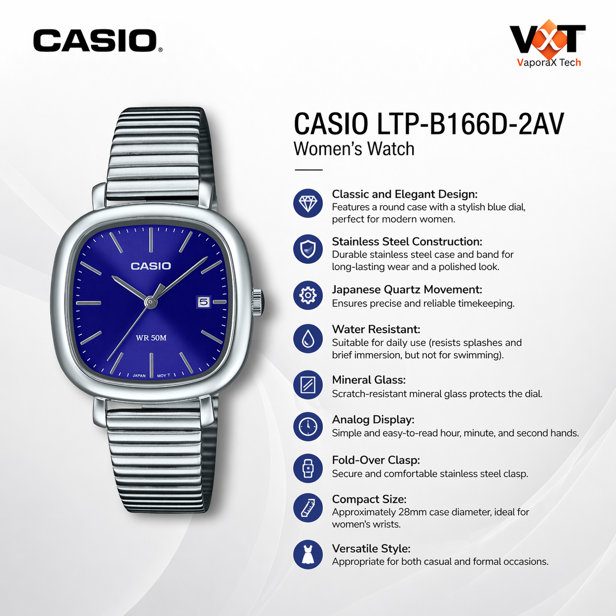 Casio LTP-B166D-2AV