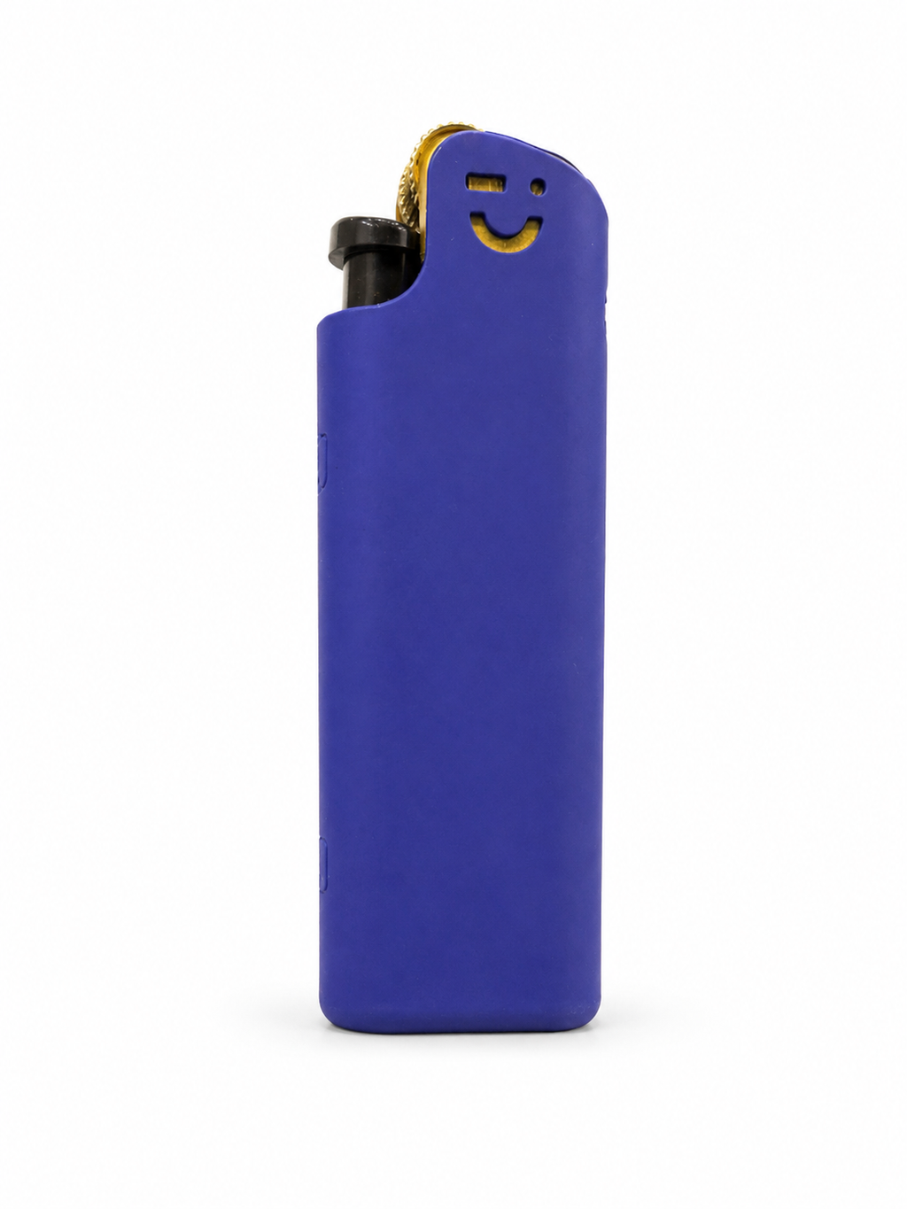 Smiley Matte Pocket Lighter Gold Accent Multi-Color Collection