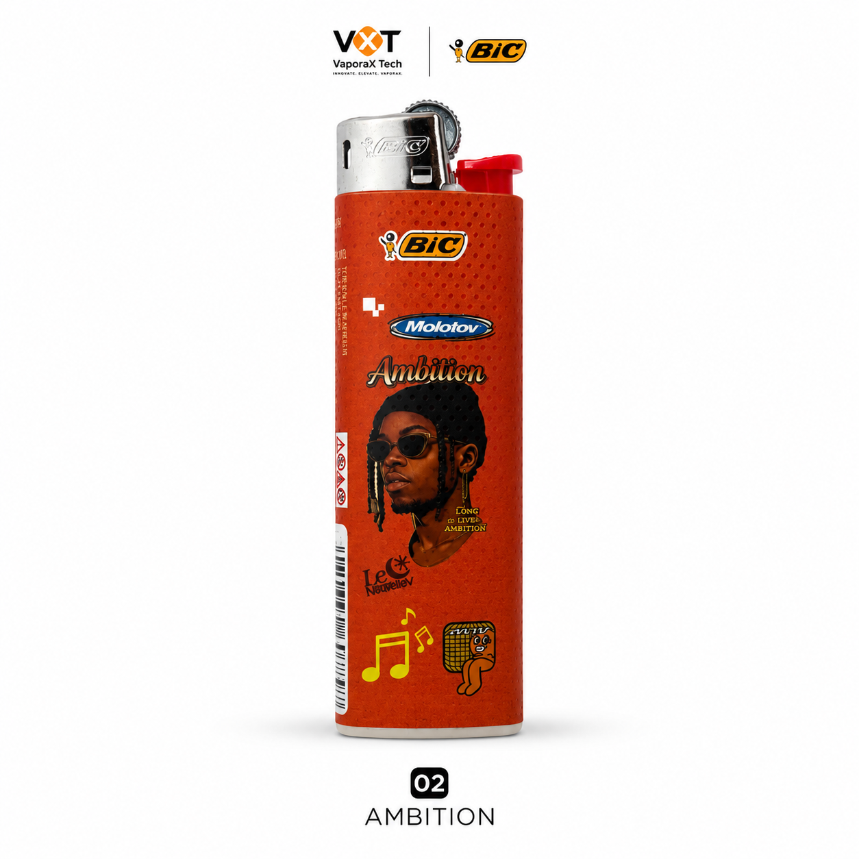 BIC® Textured Printed MUSIC & VIBES COLLECTION