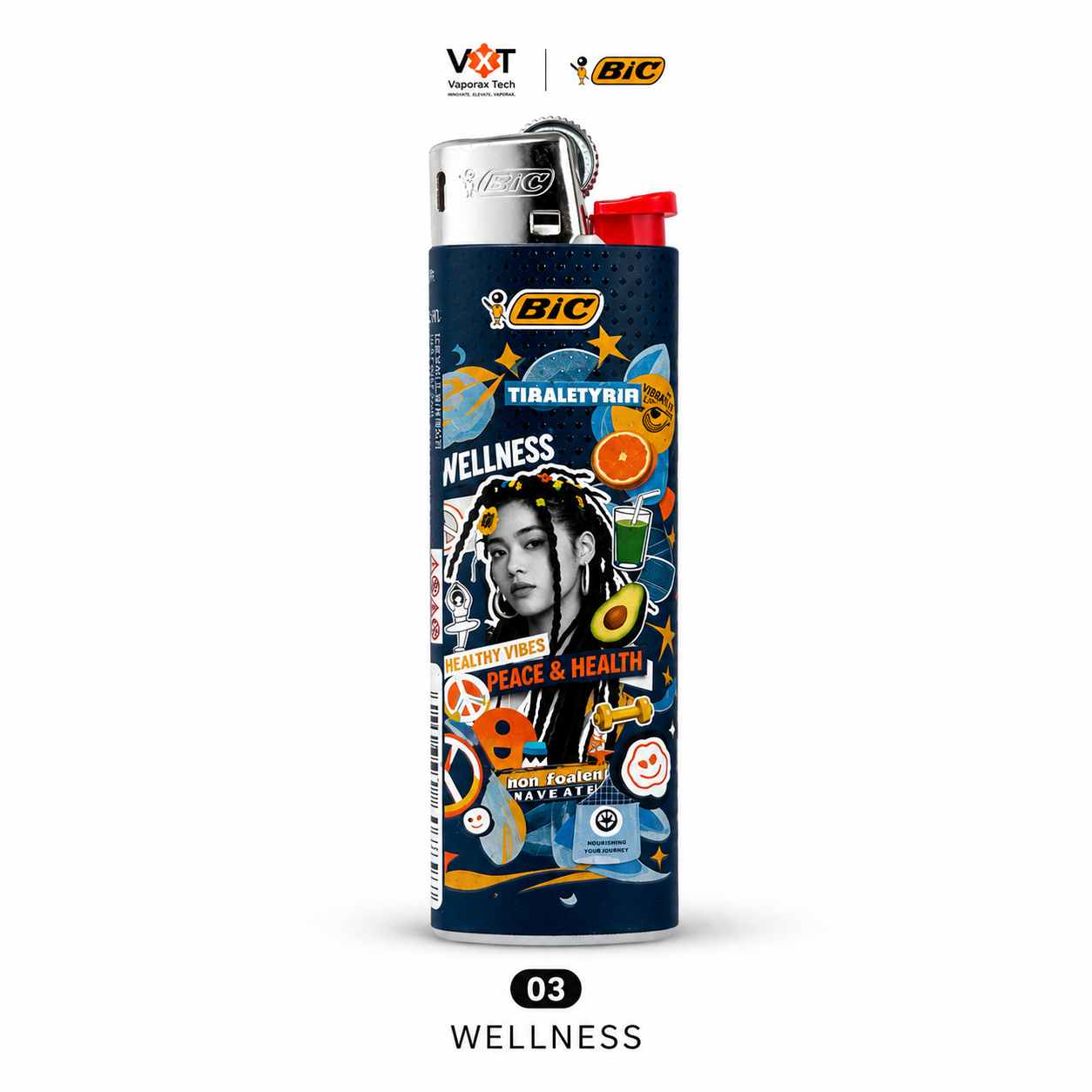 BIC® Textured Printed MUSIC & VIBES COLLECTION