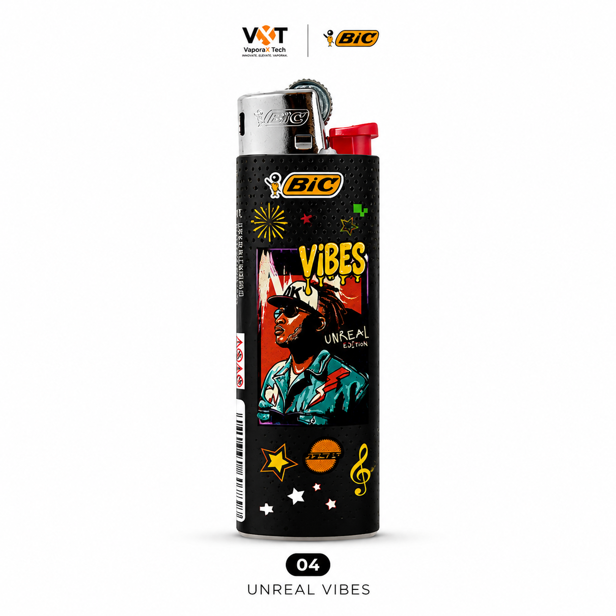 BIC® Textured Printed MUSIC & VIBES COLLECTION